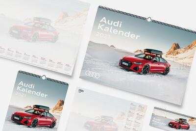 Audi Kalender & Schreibtischunterlage 2021