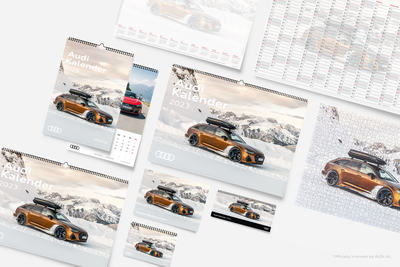 Audi Kalender 2023, Puzzle, Adventskalender & Jahresplaner